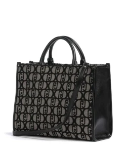 Ridhi M Handtasche Polyester schwarz