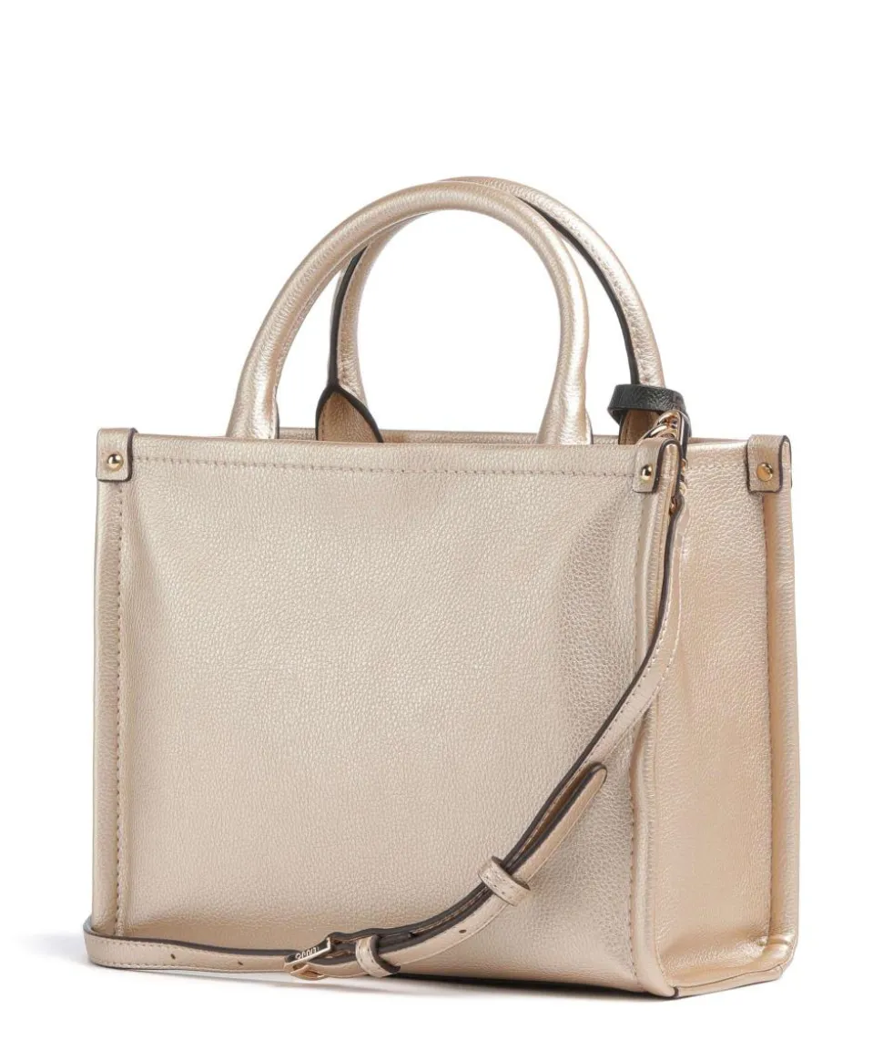 Ridhi S Handtasche Lederimitat gold