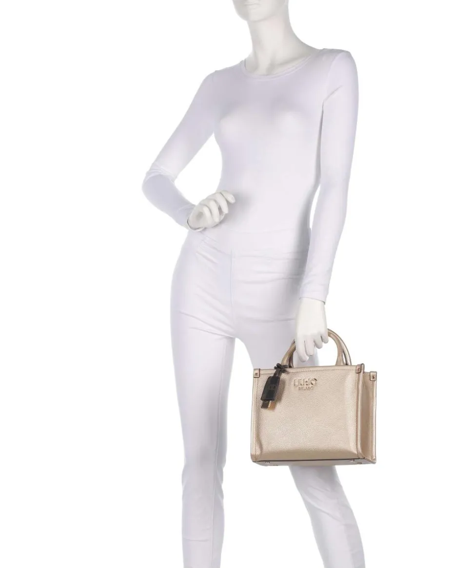 Ridhi S Handtasche Lederimitat gold