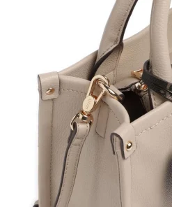 Ridhi S Handtasche Lederimitat beige