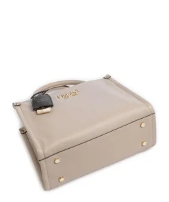 Ridhi S Handtasche Lederimitat beige