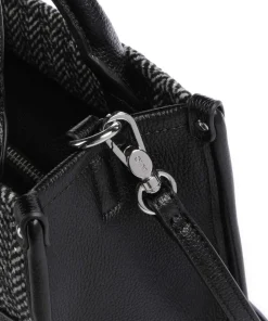 Ridhi S Handtasche Polyester schwarz