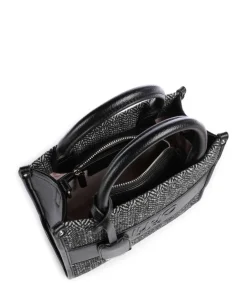 Ridhi S Handtasche Polyester schwarz