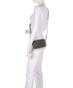 Ridhi S Umhängetasche Lederimitat beige