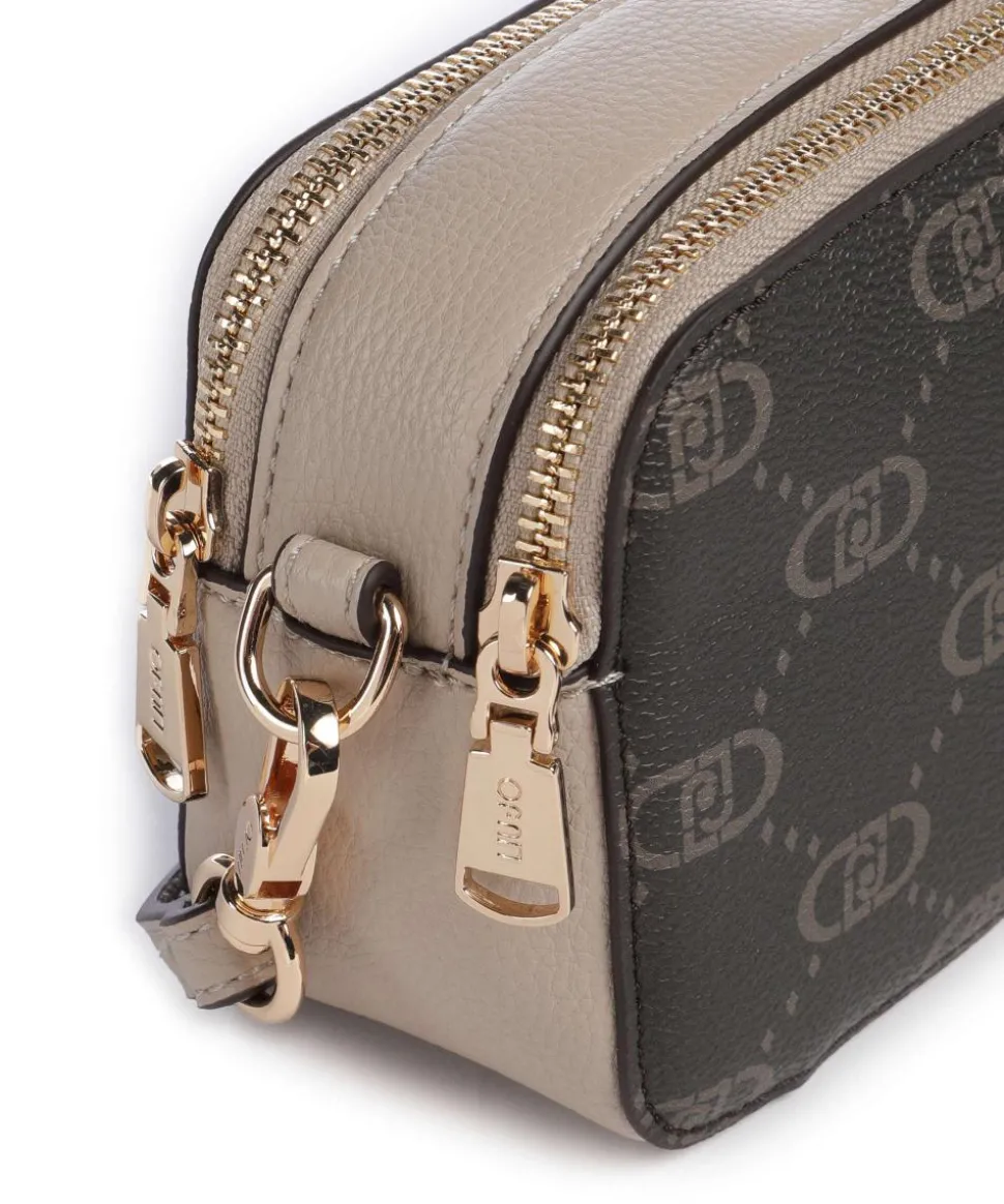 Ridhi S Umhängetasche Lederimitat beige