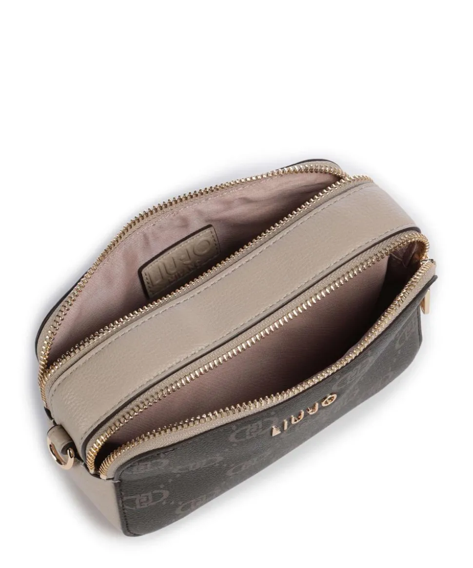 Ridhi S Umhängetasche Lederimitat beige