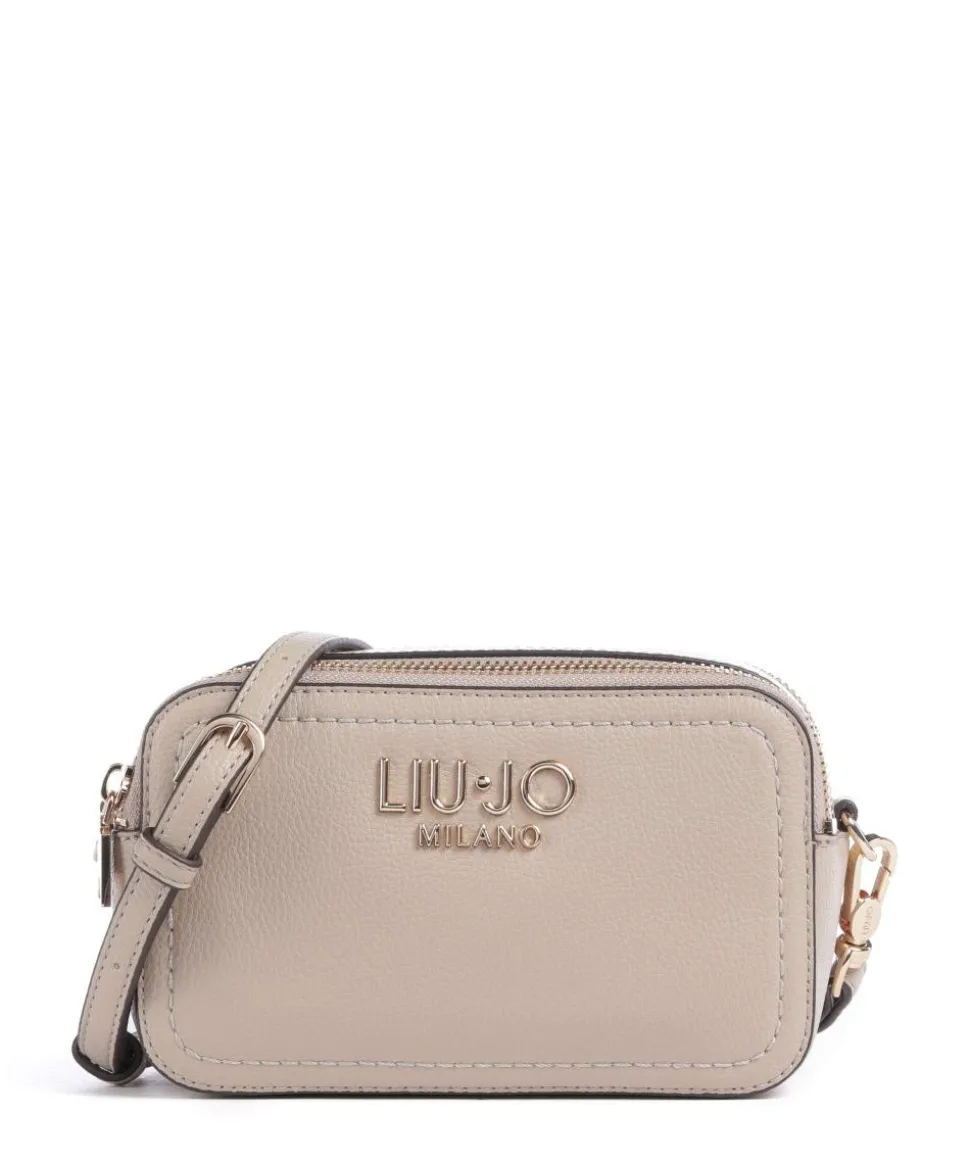 Ridhi S Umhängetasche Lederimitat beige