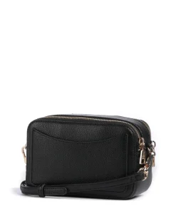 Ridhi S Umhängetasche Lederimitat schwarz