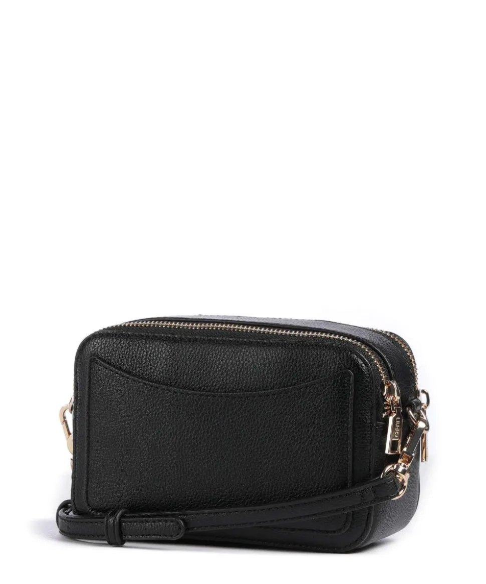 Ridhi S Umhängetasche Lederimitat schwarz