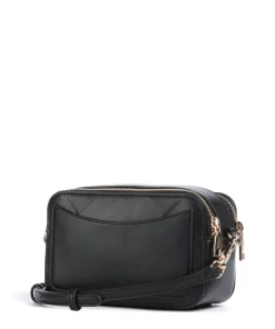 Ridhi Umhängetasche Lederimitat schwarz