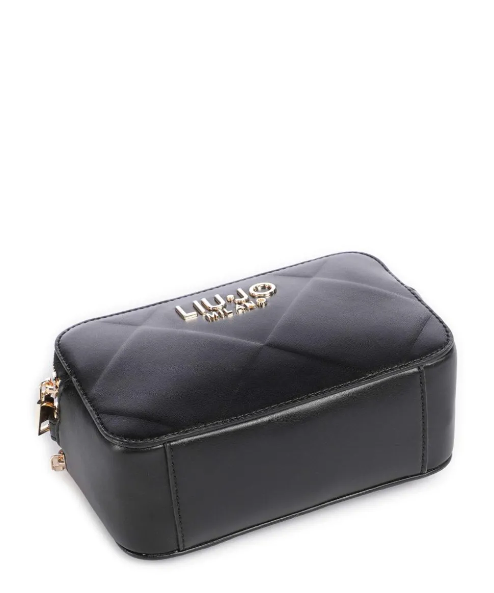 Ridhi Umhängetasche Lederimitat schwarz