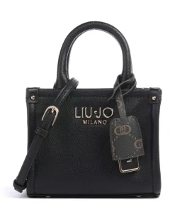 Ridhi XS Umhängetasche Lederimitat schwarz