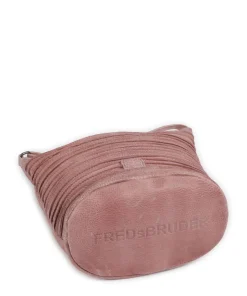 Riffellinchen Umhängetasche genarbtes Rindsleder rosa