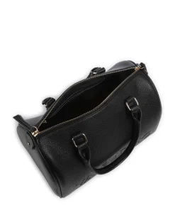 Rised Re Handtasche Lederimitat schwarz