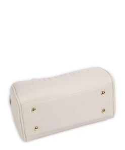 Rised Re Handtasche Lederimitat creme