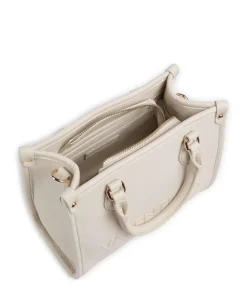 Rised Re Handtasche Lederimitat creme