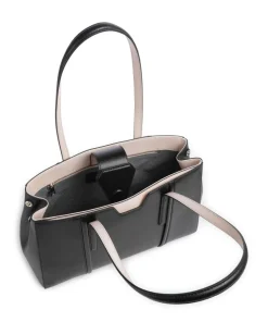 Riva L Shopper genarbtes Leder schwarz