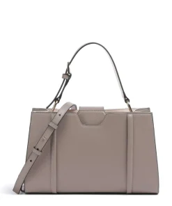 Riva M Handtasche genarbtes Rindsleder taupe