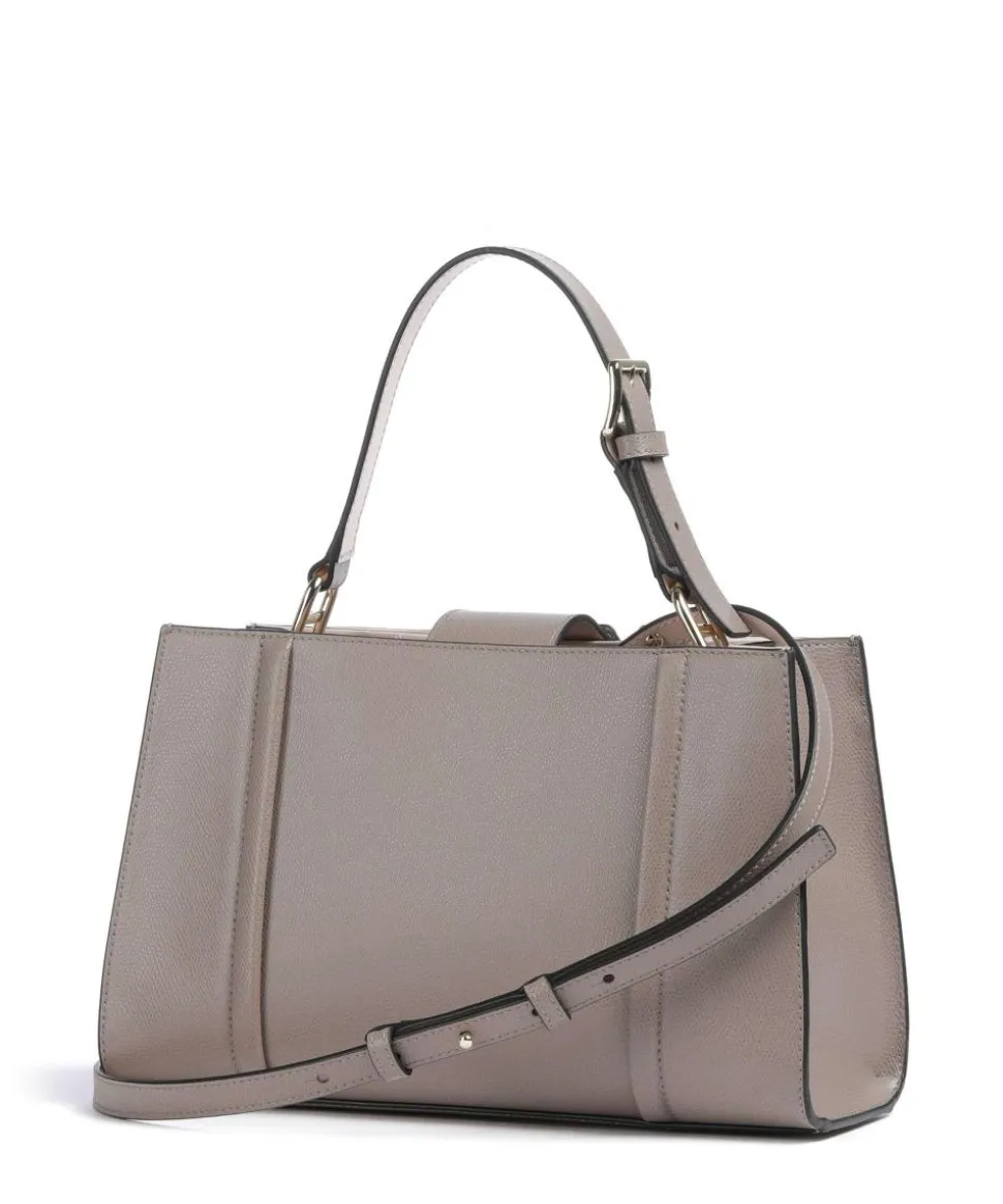 Riva M Handtasche genarbtes Rindsleder taupe