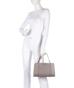 Riva M Handtasche genarbtes Rindsleder taupe