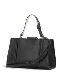 Riva M Handtasche genarbtes Rindsleder schwarz