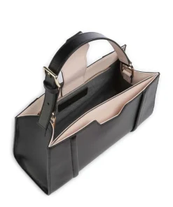 Riva M Handtasche genarbtes Rindsleder schwarz