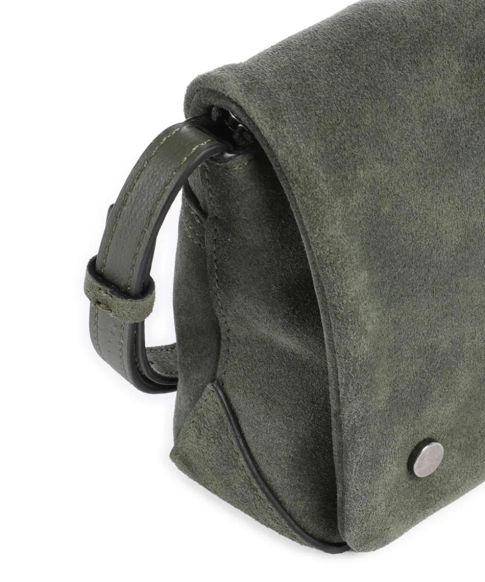Rive Suede S Umhängetasche Veloursleder dunkelgrün
