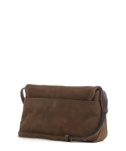 Rive Suede S Umhängetasche Veloursleder mud
