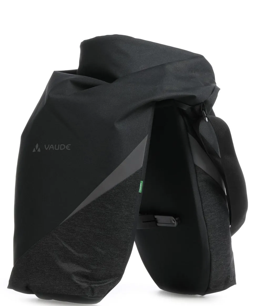 Road Master Urban Double Gepäcktasche recyceltes Polyester schwarz