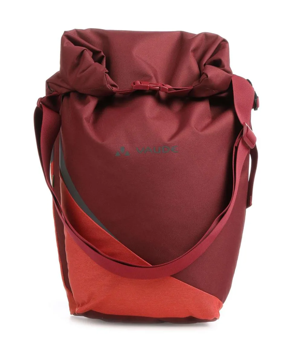 Road Master Urban Double Gepäcktasche recyceltes Polyester dunkelrot