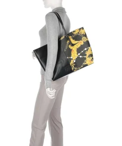 Rock Cut Shopper Lederimitat schwarz