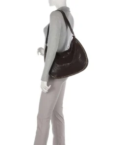 Rocking Rodeo Beuteltasche Kalbsleder dunkelbraun