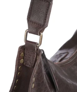 Rocking Rodeo Beuteltasche Kalbsleder dunkelbraun