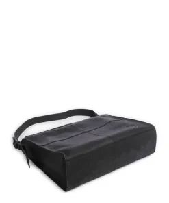 Rogue Robyn Schultertasche fein genarbtes Leder schwarz