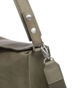 Rogue Robyn Schultertasche fein genarbtes Leder khaki