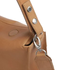 Rogue Robyn Schultertasche fein genarbtes Leder cognac