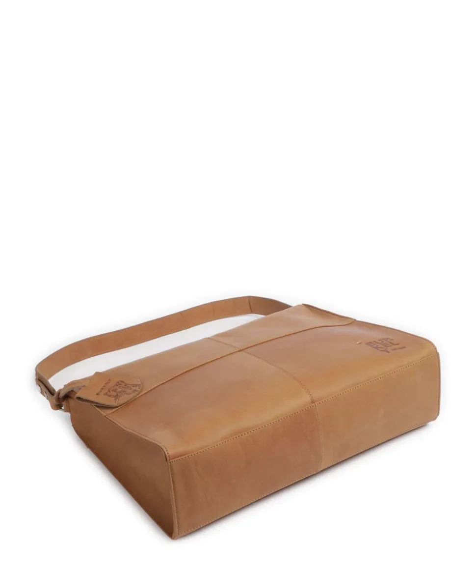 Rogue Robyn Schultertasche fein genarbtes Leder cognac