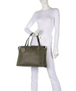 Rogue Robyn Shopper 15″ fein genarbtes Leder khaki