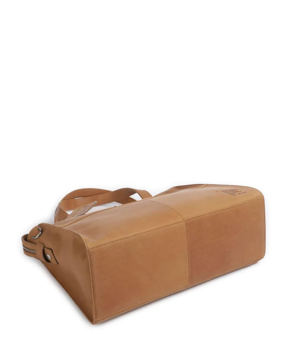 Rogue Robyn Shopper 15″ fein genarbtes Leder cognac