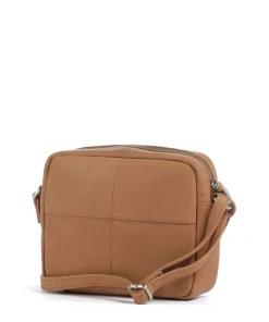 Rogue Robyn Umhängetasche fein genarbtes Leder cognac