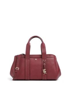 Romee Small Handtasche genarbtes Rindsleder wein