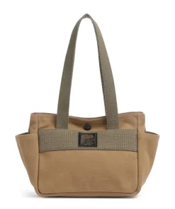 Rugged Twill Schultertasche Canvas tan