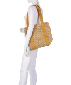 Runja Shopper Polypropylen beige/gelb