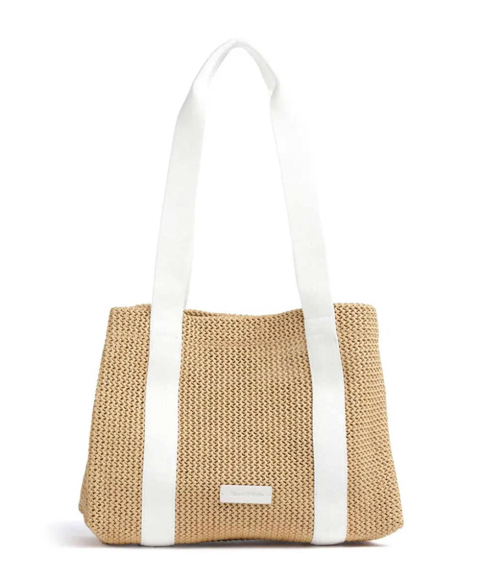 Runja Shopper Polypropylen beige/weiß
