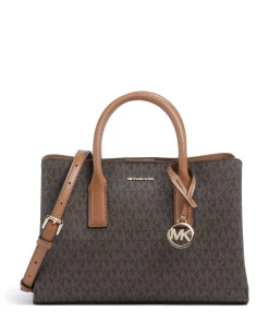 Ruthie Handtasche Canvas dunkelbraun