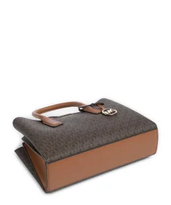 Ruthie Handtasche Canvas dunkelbraun