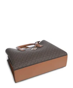 Ruthie Handtasche Canvas dunkelbraun