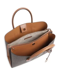 Ruthie Handtasche Canvas dunkelbraun