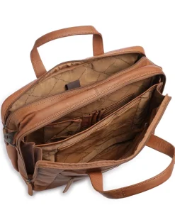 Ryan Aktentasche 17″ Pull-Up Rindsleder cognac