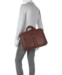 S134 Aktentasche 15″ genarbtes Rindsleder braun